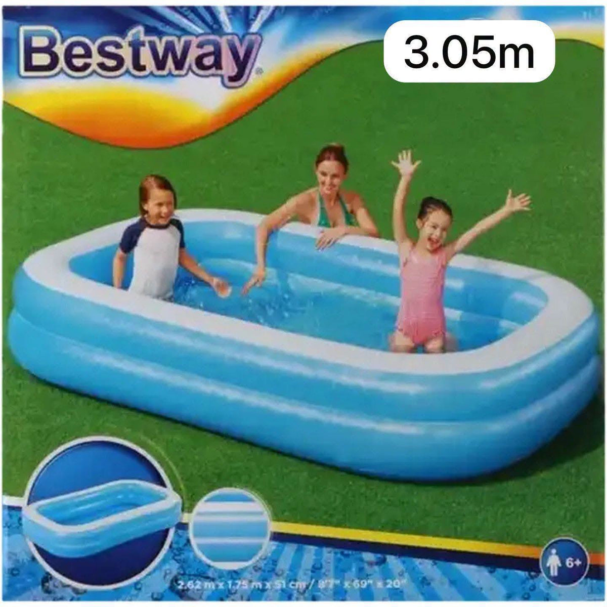 3.05m Inflatable Swimming Pool