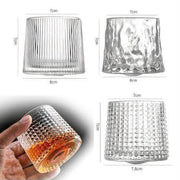 Spinning Whiskey Glass Set - Set of 2
