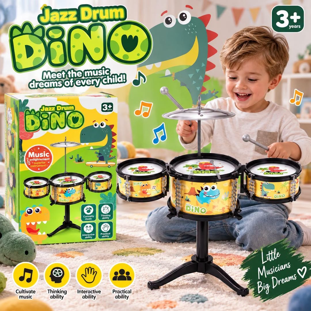 Dino Jazz Drum Set