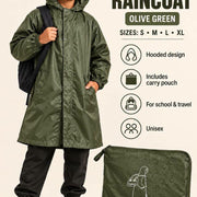 Kids Hooded Raincoat
