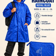 Kids Hooded Raincoat