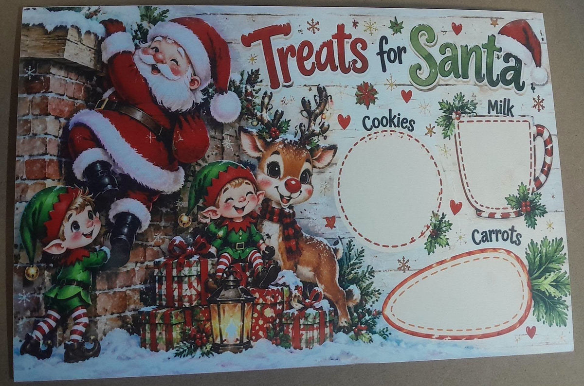 Santa Cookie & Milk Board