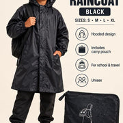 Kids Hooded Raincoat