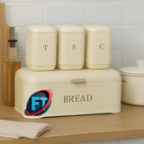 FT 4 Piece Box-Shaped Bread Bin Set