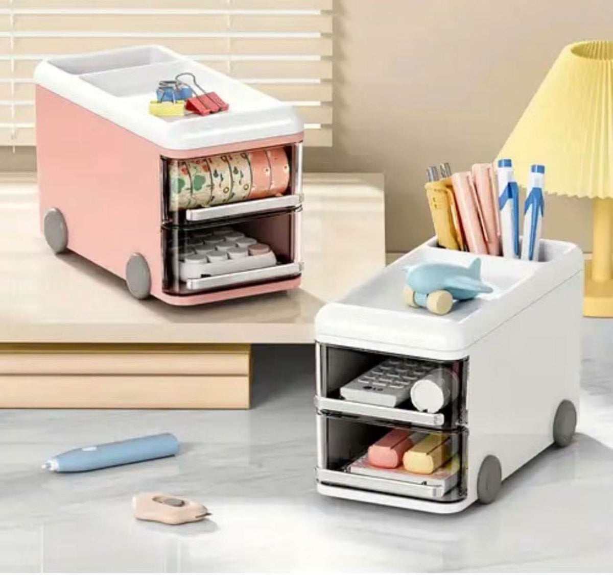 Mini Bus Desk Organizer