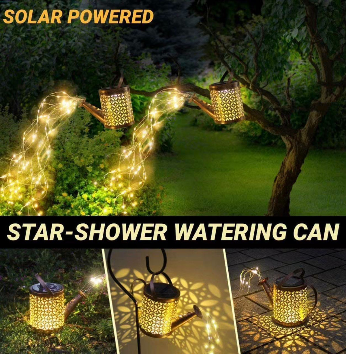 Solar Watering Can Light