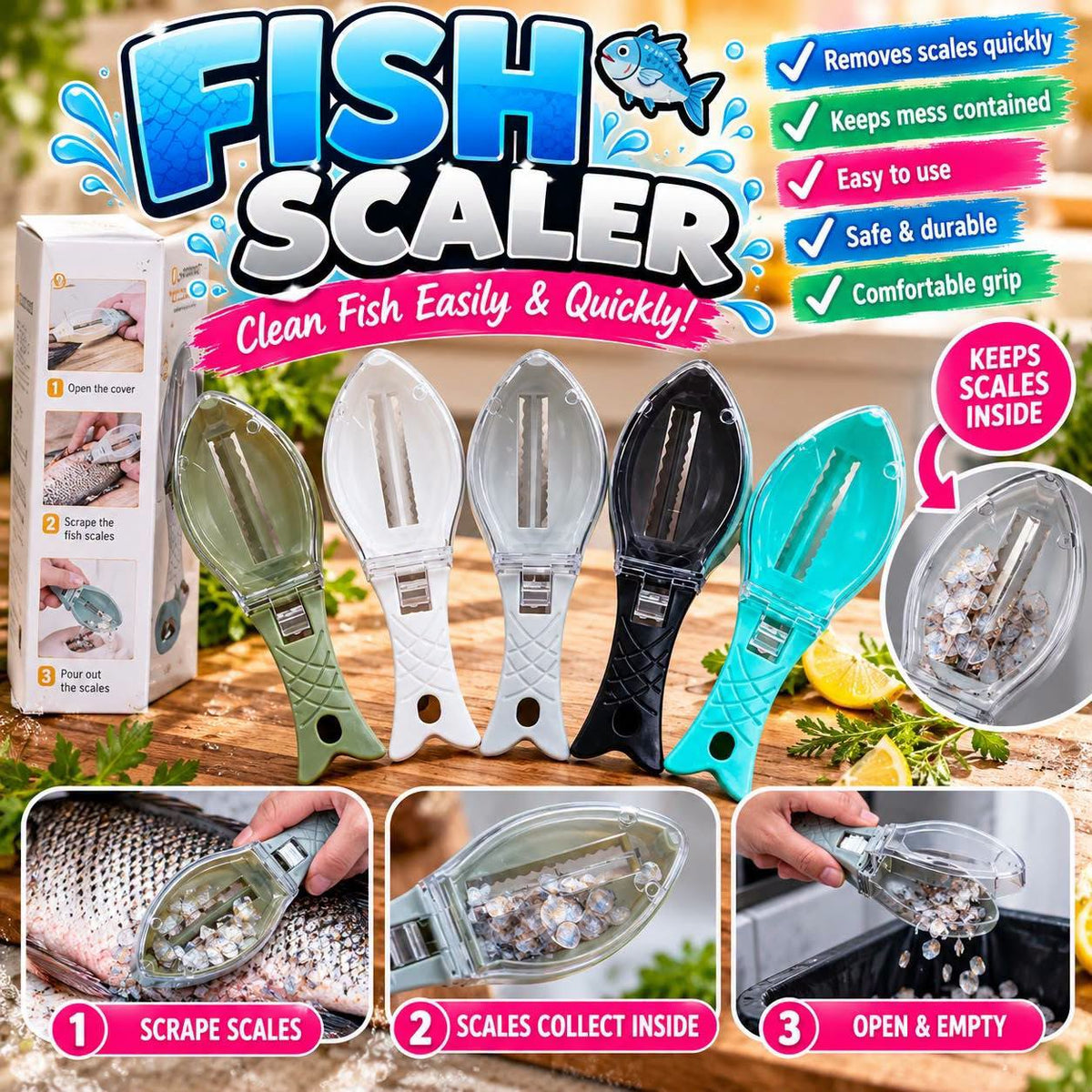 Fish Scaler & Scraper