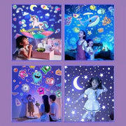 Musical Robot Projector Night Lamp