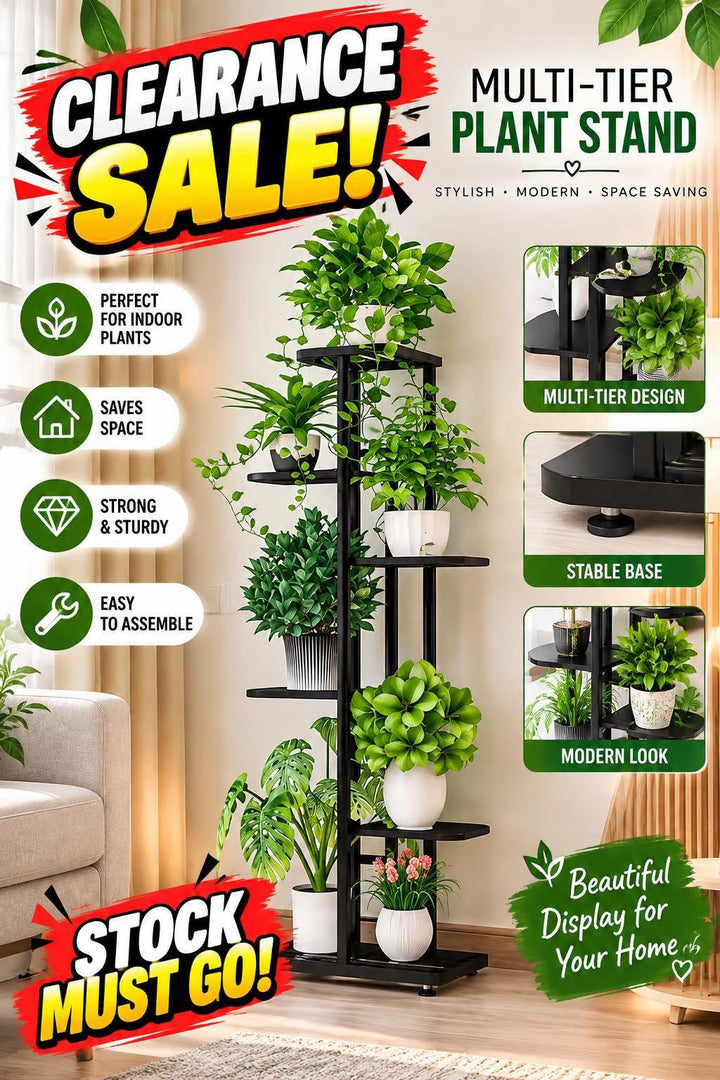 Multi-Tier Plant Rack