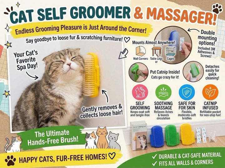 Cat Self Groomer & Massager