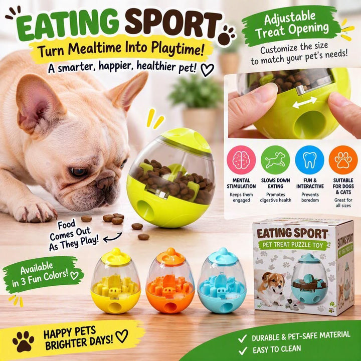 Pet Eating Sport Toy – Interactive Treat Dispenser
