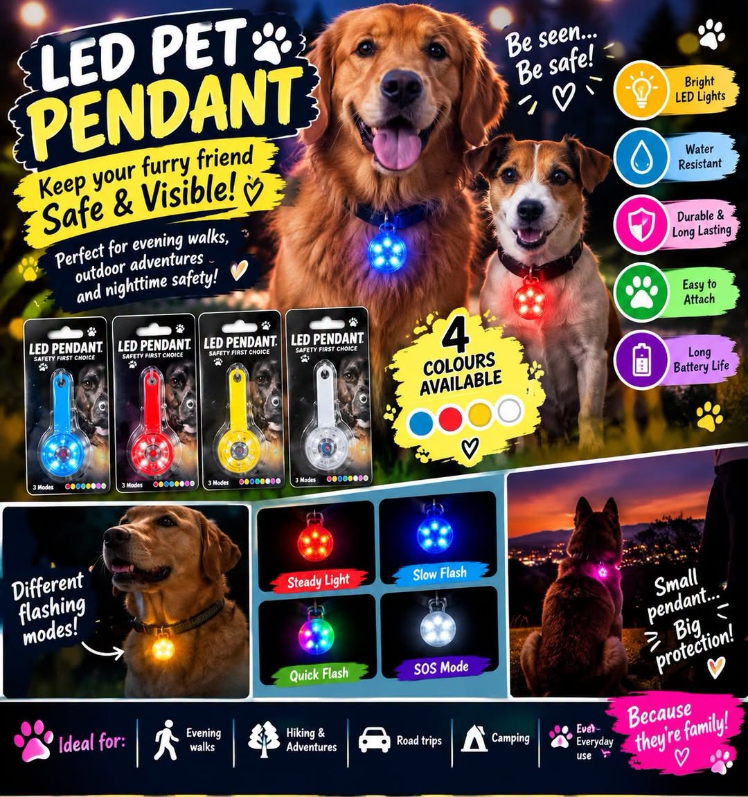 LED Pet Pendant