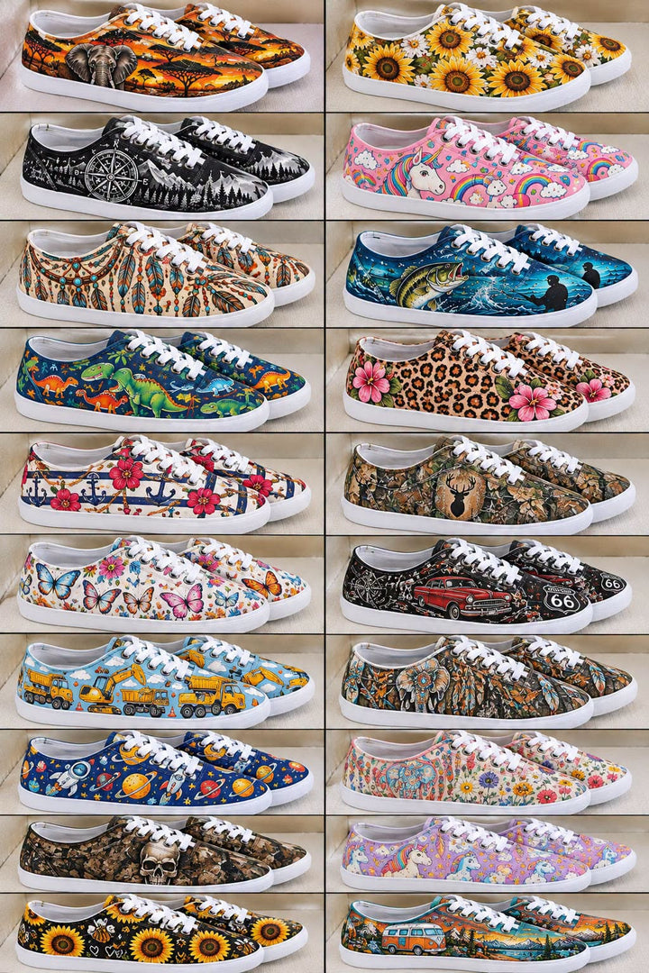Hand-Painted Custom Tekkies