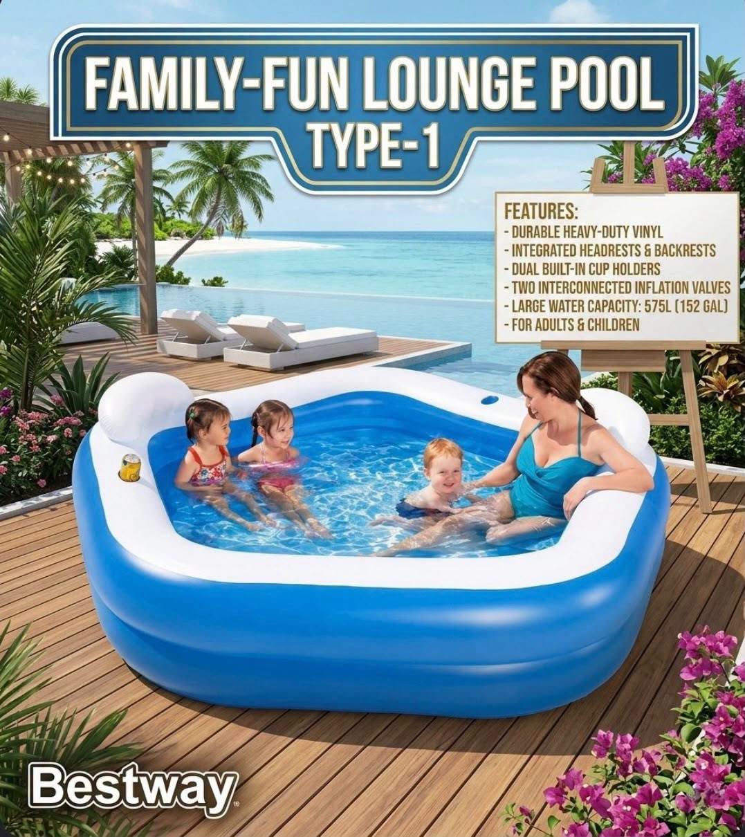 Bestway Family Fun Lounge Pool
