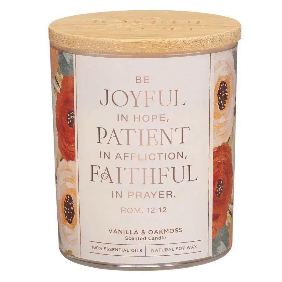 Heirloom Floral Collection - Vanilla and Oakmoss Scented Candle