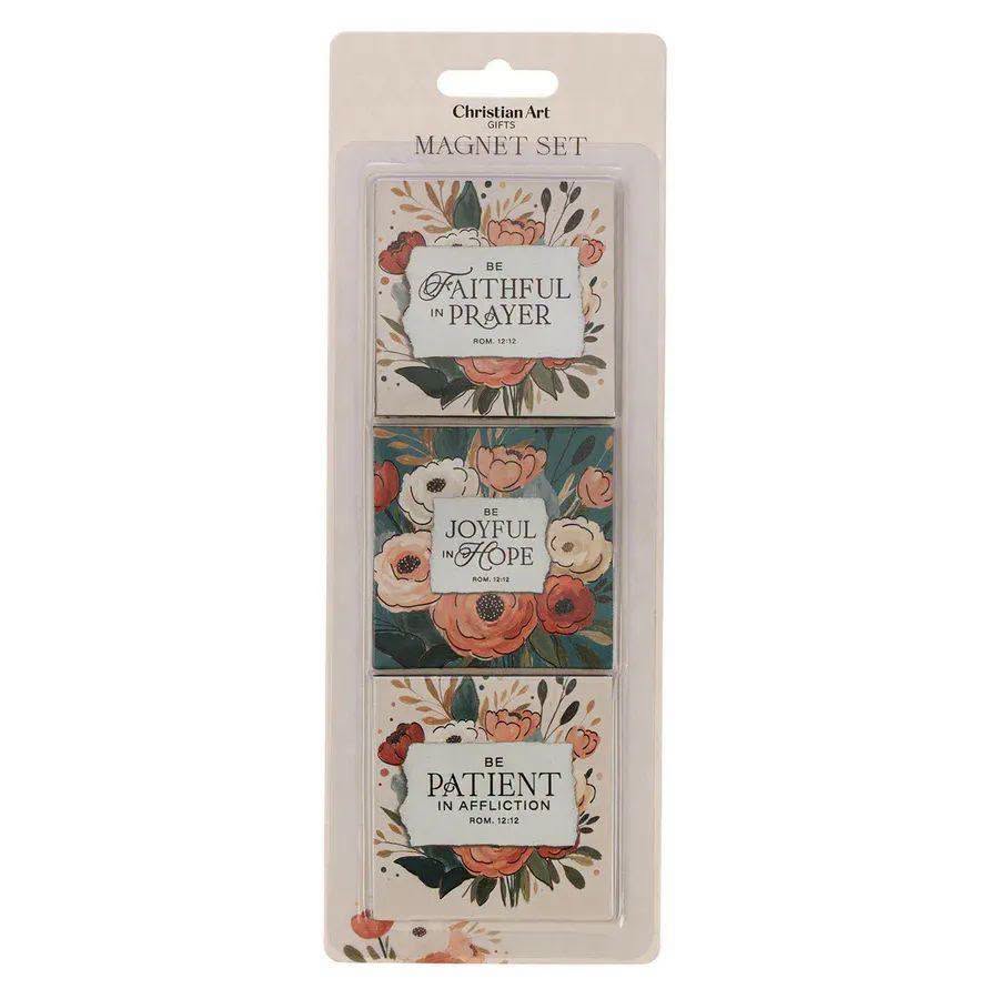 Heirloom Floral Collection - Set of 3 Magnets