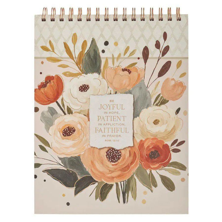 Heirloom Floral Collection - A4 Wirebound Notepad