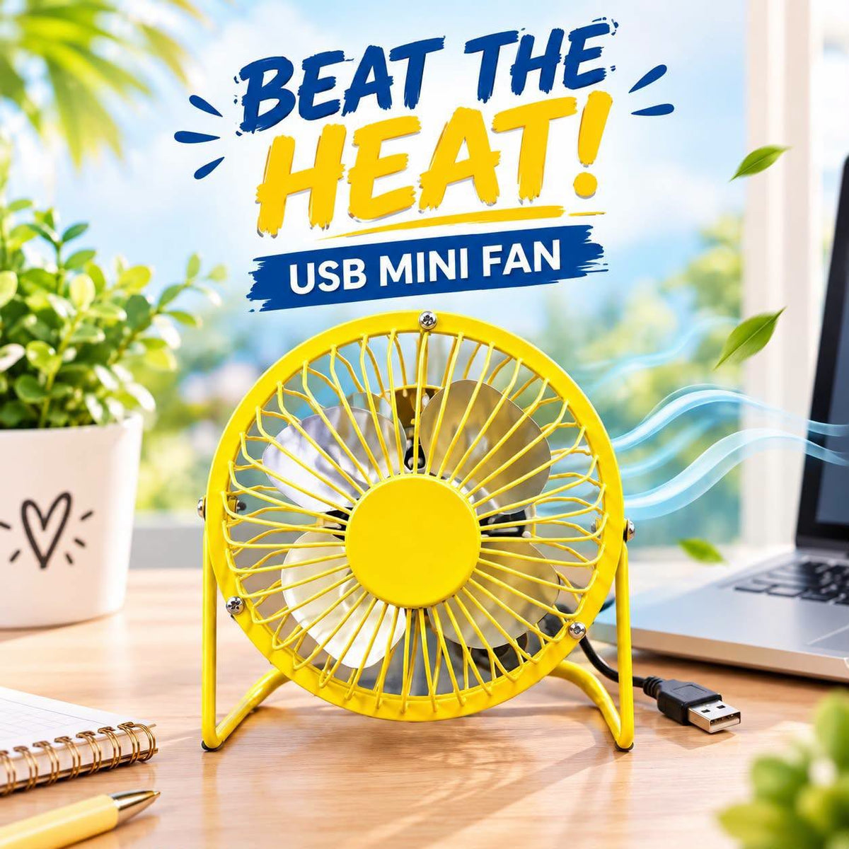 Mini USB Desk Fan