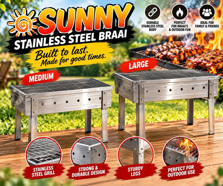 Iron & Stainless Steel Braai Stands