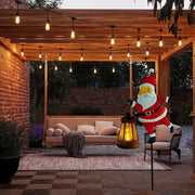 Santa Solar Garden Lantern