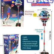 Space Basketball Hoop with Electronic Scoring