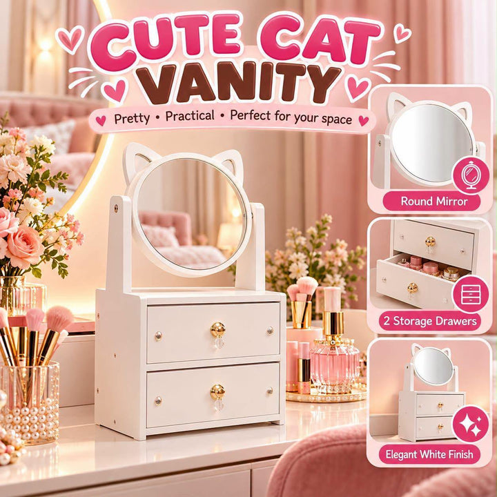 Cute Kitty Desk Organiser