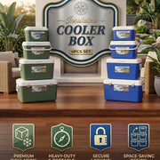 Portable Insulated Cooler Box Set – 4 Pieces
