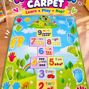 Colourful Hopscotch Play Carpet