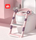 SH Foldable Kids Potty Training Seat With Ladder