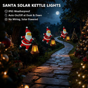 Santa Solar Garden Lantern