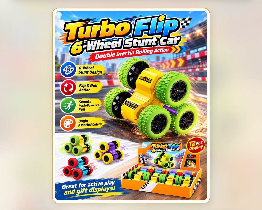 Turbo Flip 6-Wheel Stunt Car