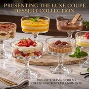 Square Aura Dessert Cups – Set of 6
