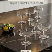 Square Aura Dessert Cups – Set of 6