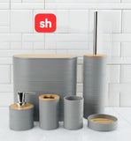 SH 6 Piece Modern Bathroom Accessory Set