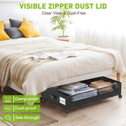 Foldable Under-Bed Storage Boxes – Set of 2