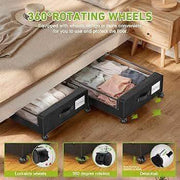 Foldable Under-Bed Storage Boxes – Set of 2