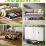 Foldable Under-Bed Storage Boxes – Set of 2