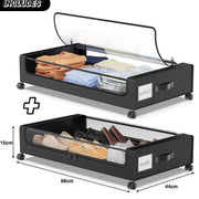 Foldable Under-Bed Storage Boxes – Set of 2