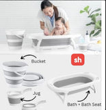 SH 4-In-1 Baby Foldable Bathtub Set
