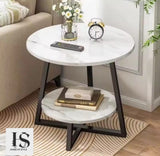 HS Two-Tier Round Side Table