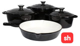 SH 7-Piece Cast Iron Pot Set