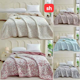 Petal Sherpa Fleece Throw Blanket 200cm x 230cm