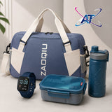 Bag, Watch, Lunch Box And Bottle Combo