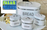 FT 4 Piece Rounded Bread Bin Set
