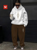 Circle Line Two-Piece Tracksuit Set