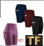 Unisex Short Ski Pants With Pockets 3 Pack