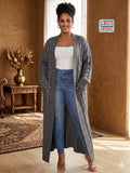 Ladies’ Knitted Long Coat