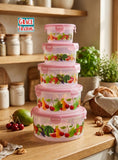 Fruit Five Piece Storage Container Set