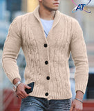 Men’s AT Knitwear Button-Up Sweater