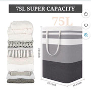 Collapsible 75L Laundry Basket